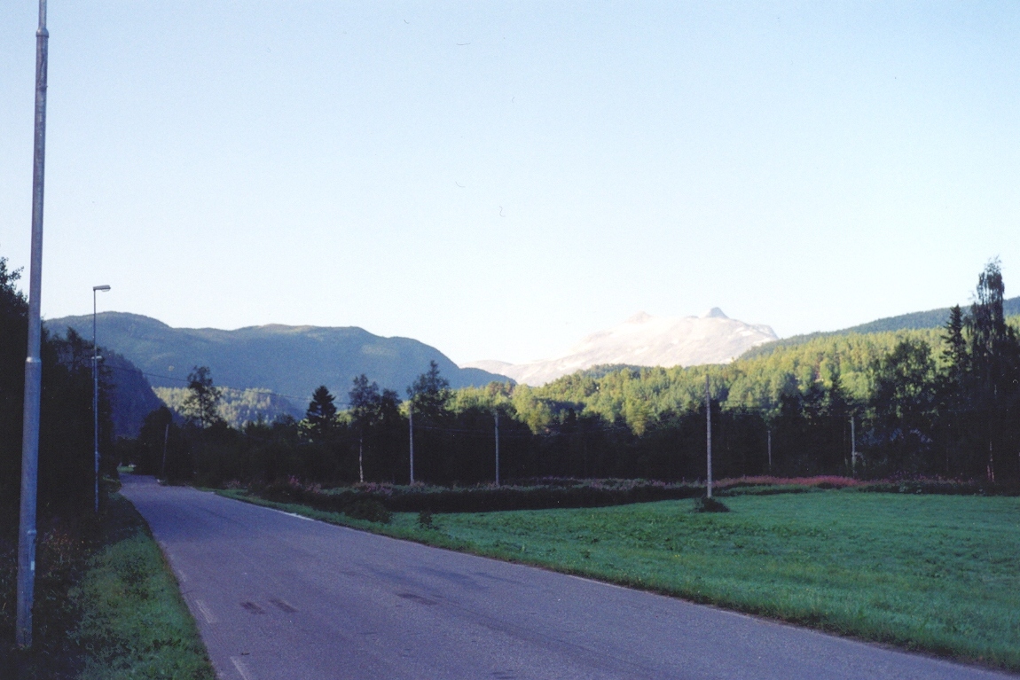 La E6 nella zona centrale della Norvegia